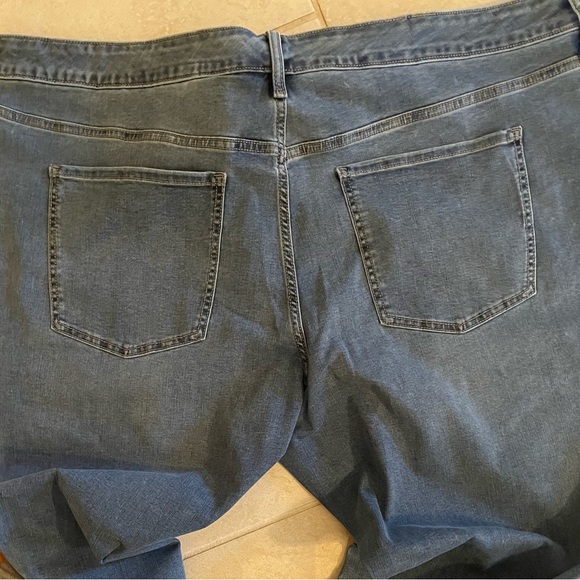 Terra & Sky Blue Women's Skinny Jeans Petite Plus Size 26W Stretchy - Picture 7 of 9